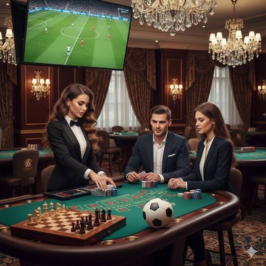 中顺棋牌对战场景